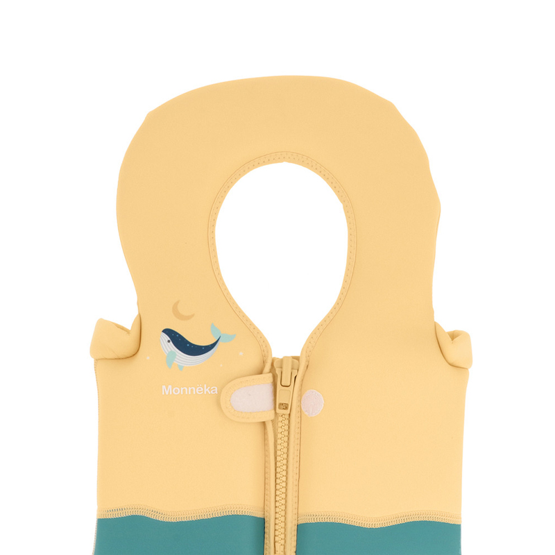 Chaleco Flotador Aprendizaje Whale Teal 1-2 años
