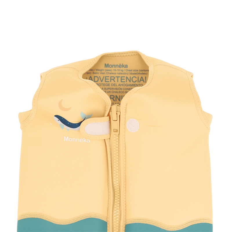 Chaleco Flotador Aprendizaje Whale Teal 2-3 años