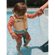 Chaleco Flotador Aprendizaje Whale Teal 3-6 años