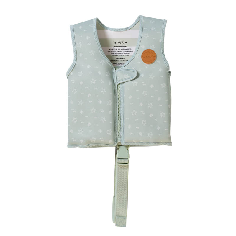 Chaleco flotador de aprendizaje 3-6 años Menta