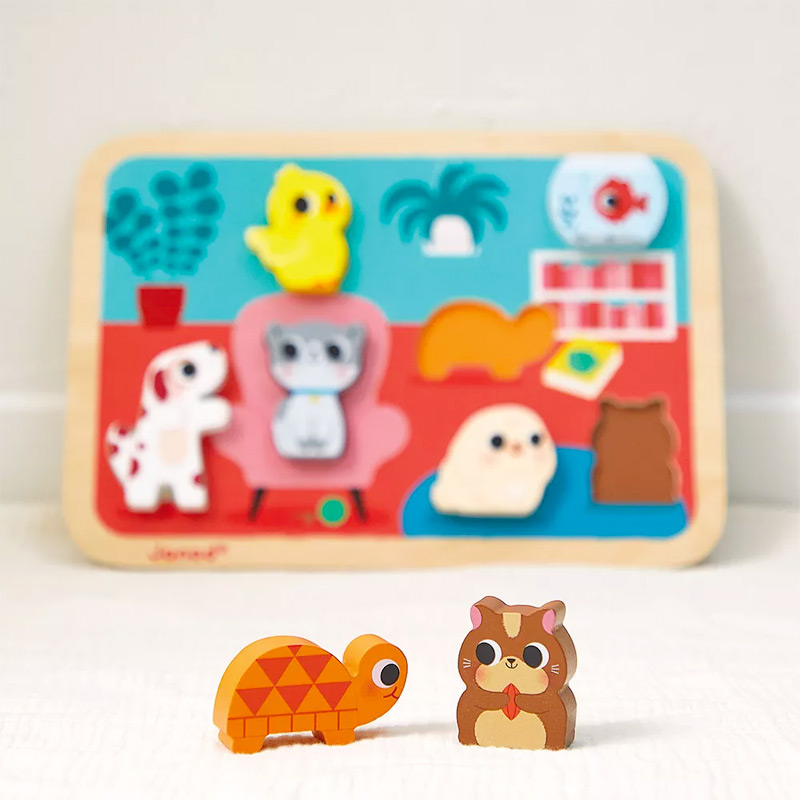 Chunky Puzzle Animales de Compañía