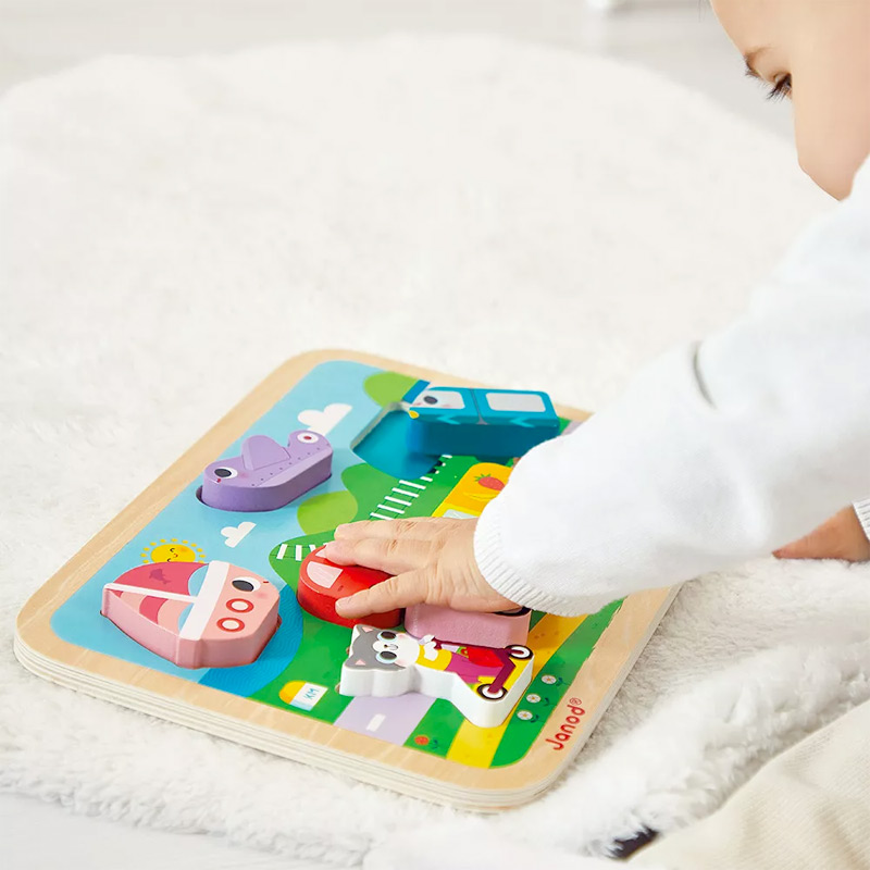 Chunky Puzzle los Vehículos