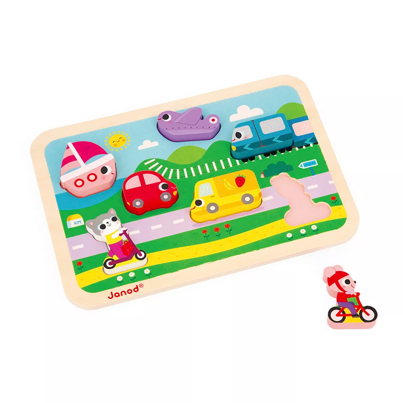 Chunky Puzzle los Vehículos