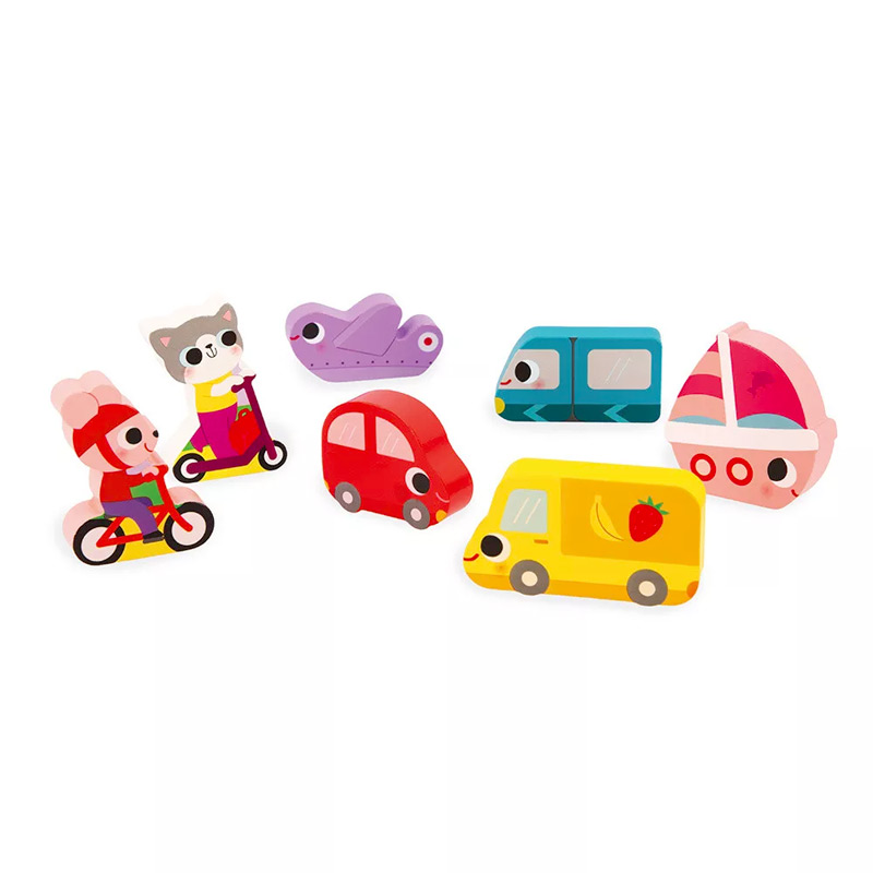 Chunky Puzzle los Vehículos