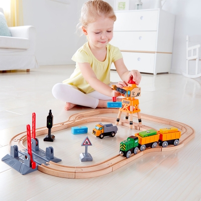 Circuito de Tren: Set Grúa y Carga Circuito de Tren: Set Grúa y Carga
