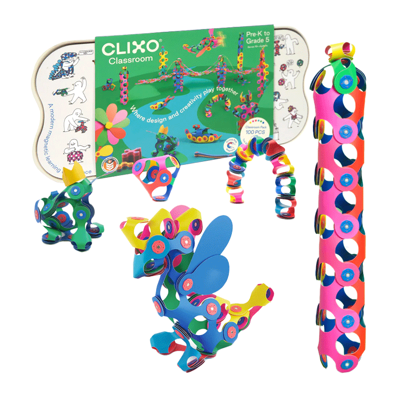 Clixo Classroom Pack Escolar 100 piezas