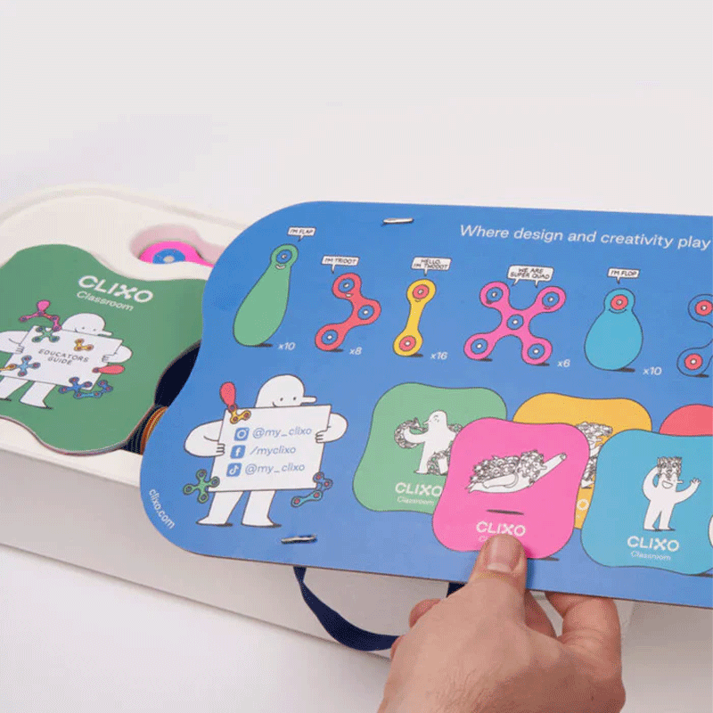 Clixo Classroom Pack Escolar 100 piezas