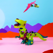 Clixo Dino Adventure Pack 36 piezas