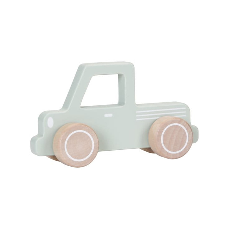 Coche de Madera Verde Oliva