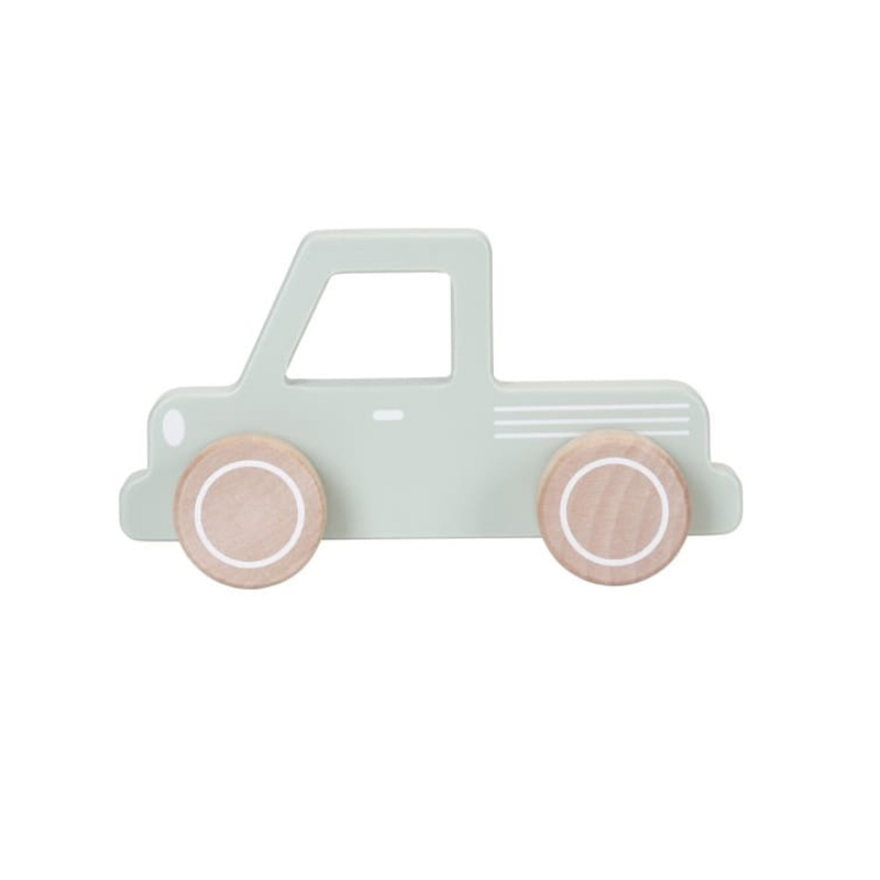 Coche de Madera Verde Oliva