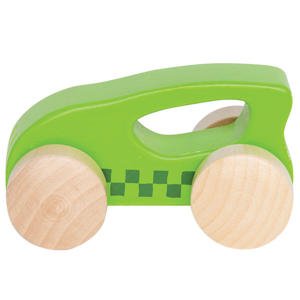 Carro de madeira Verde