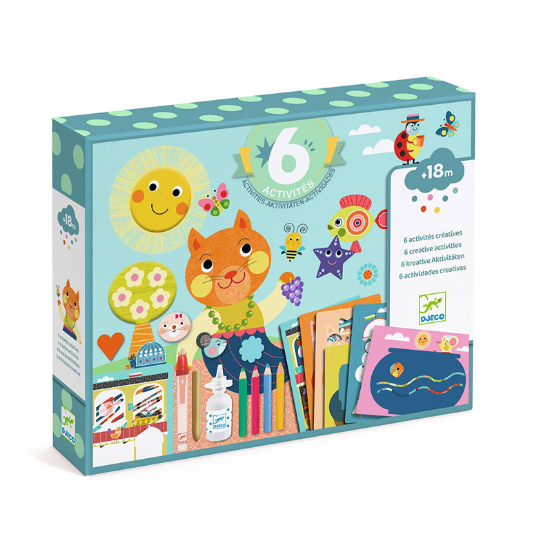 Cofre Manualidades 18 meses: Gato y sus Amigos