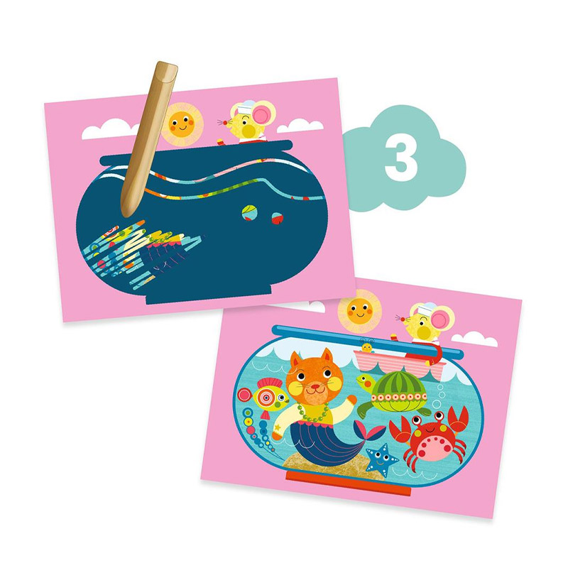 Cofre Manualidades 18 meses: Gato y sus Amigos