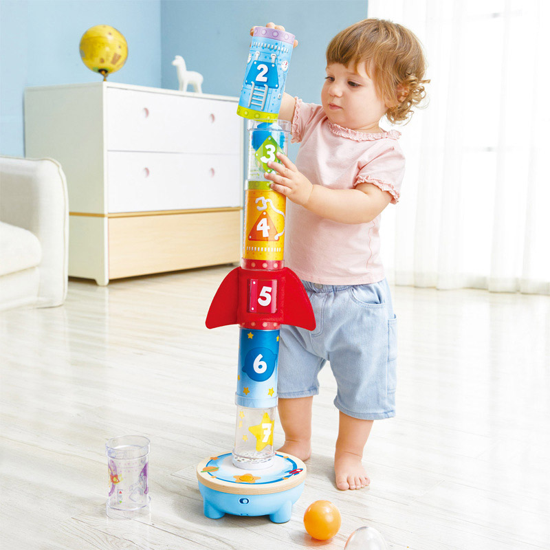 Cohete Apilable con Bola Voladora