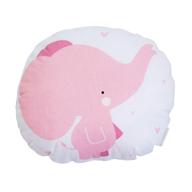 Cojín Elefante Rosa