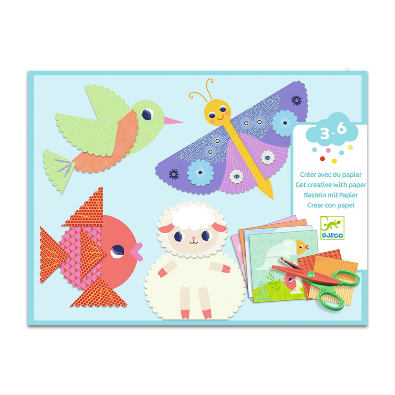 Collage Recortar con Bordes Decorativos