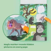 Cuaderno mágico para colorear Zoo de Tiger Tribe