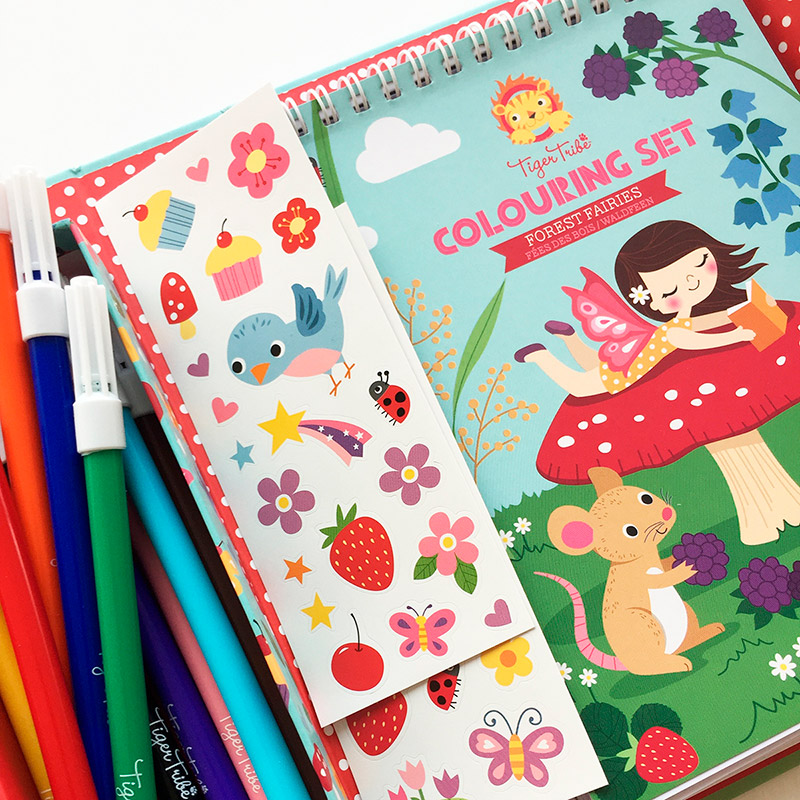 Colouring Set: Hadas del Bosque