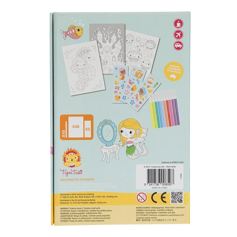 Colouring Set: Sereias