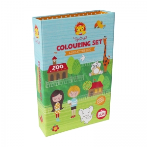 Colouring Set: Un día en el Zoo