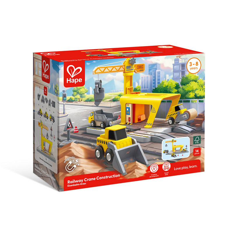 Construção com Gruas Ferroviárias