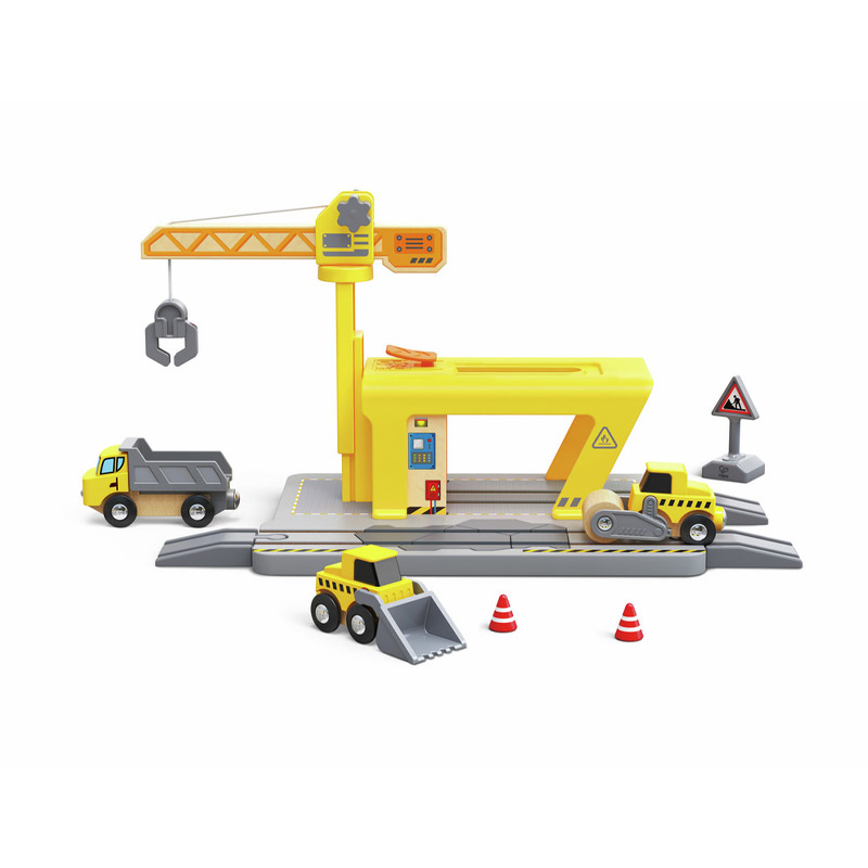 Construção com Gruas Ferroviárias