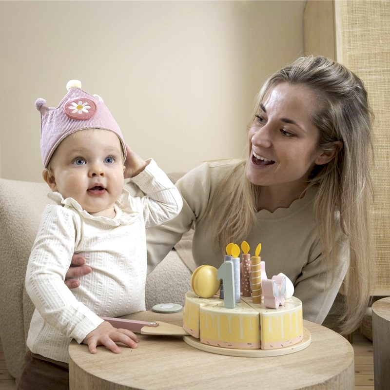 Corona de Cumpleaños con Números Rosa