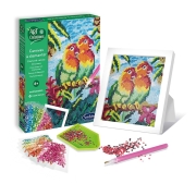 Creaciones con Diamantes Agapornis