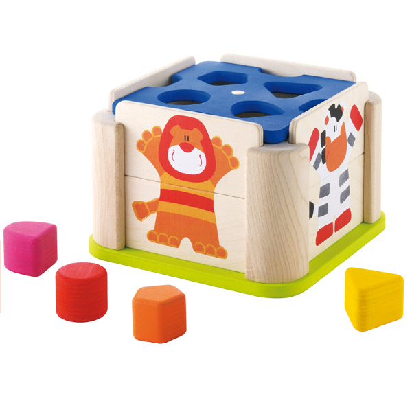 Cubo de Encaje con Animales