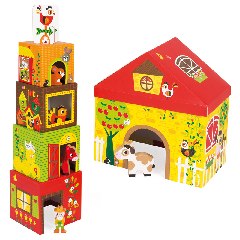 Cubos apilables Multikub Granja
