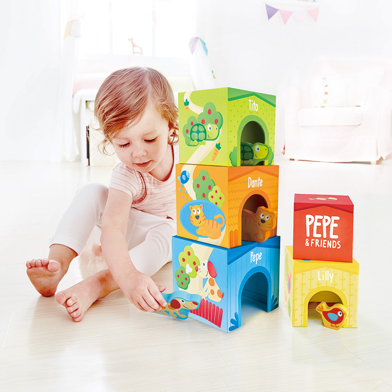 Cubos Apilables: Pepe & Friends