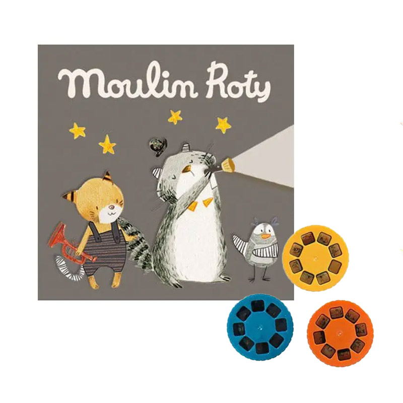 3 Discos para Linterna Proyector Moustaches