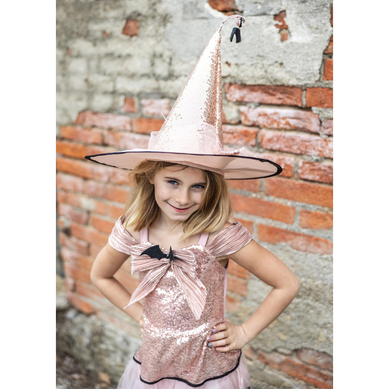 Disfraz Bruja Glamurosa con Sombrero 7-8 años