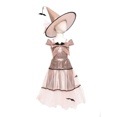 Disfraz Bruja Glamurosa con Sombrero 7-8 años Disfraz Bruja Glamurosa con Sombrero 7-8 años