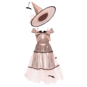 Disfraz Bruja Glamurosa con Sombrero 7-8 años
