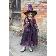 Disfraz Bruja con Vestido y Sombrero 7-8 años
