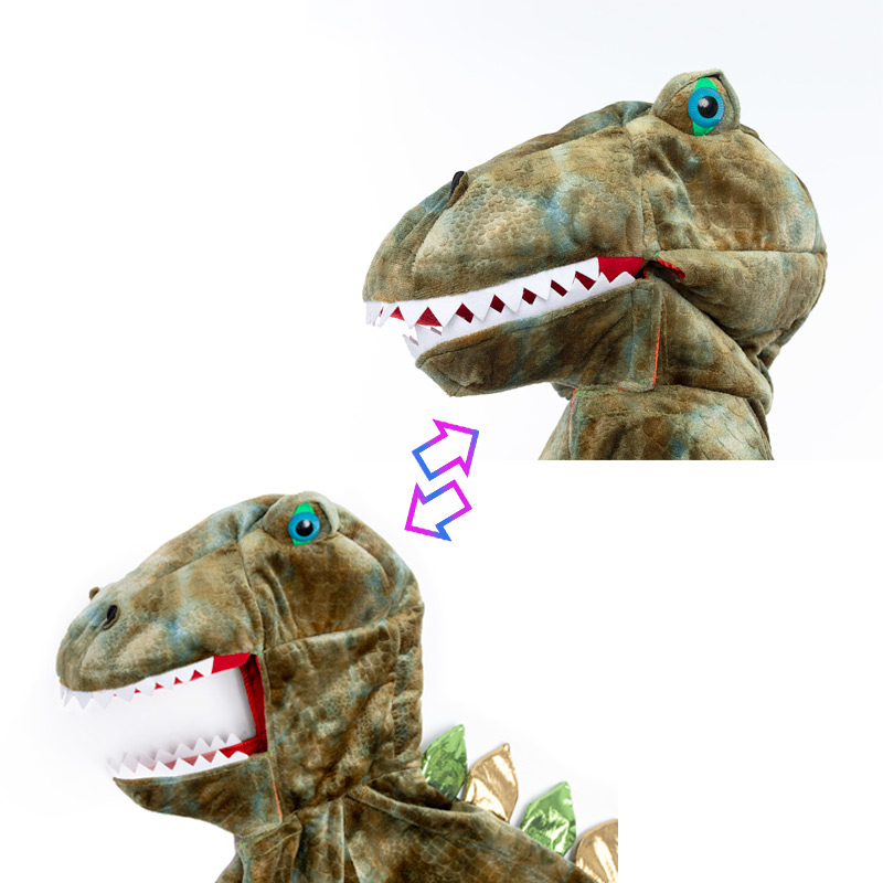 Disfraz Capa T-Rex Verde 4-5 Años - Tutete