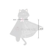 Disfraz Capa Gato Negro 2-3 años