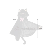Disfraz Capa Gato Negro 12-24 meses