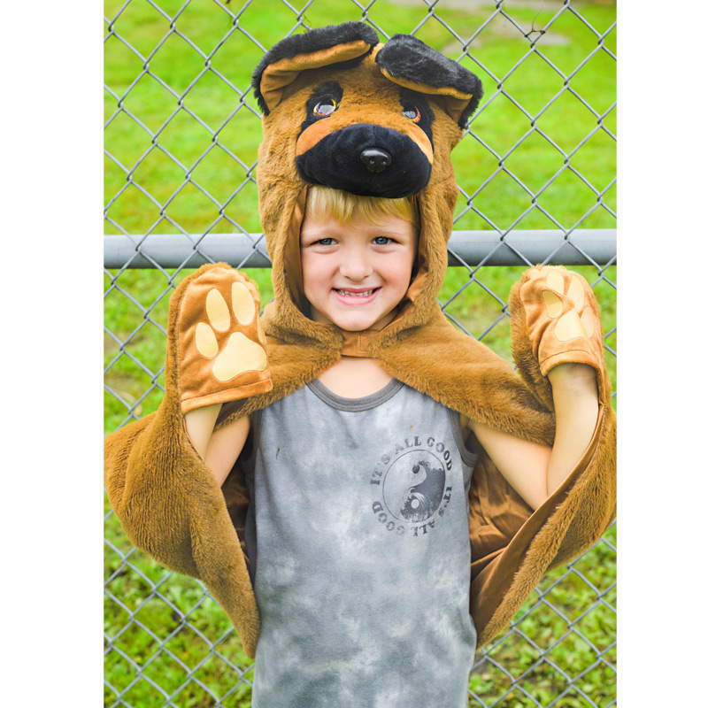 Fato de Cão com capa 2-3 anos