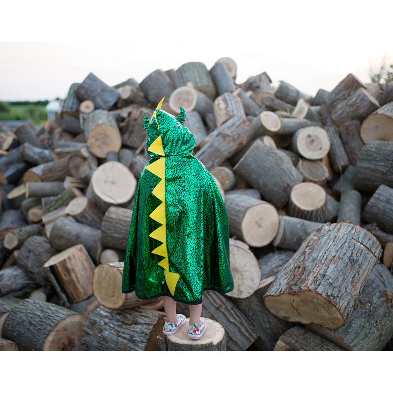 Disfraz Capa Reversible Dragón y Caballero 5-6 años