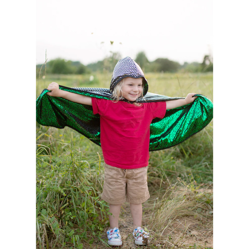 Disfraz Capa Reversible Dragón y Caballero 5-6 años