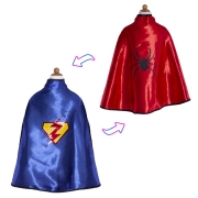 Disfraz Capa Reversible Superhéroes 5-6 años