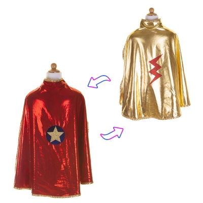 Disfraz Capa Reversible Wonder 5-6 años