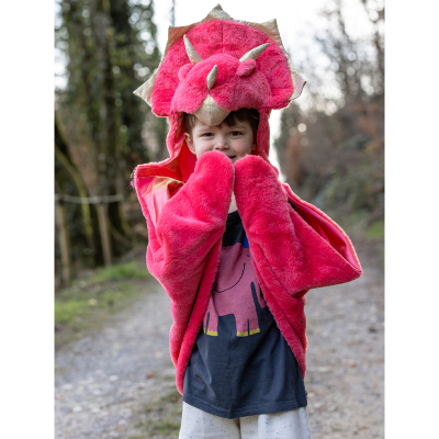 Fato Capa Suave Triceratops 3-4 anos