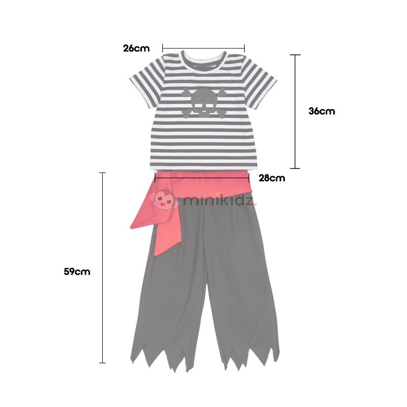 Fato Conjunto Pirata 5-6 anos