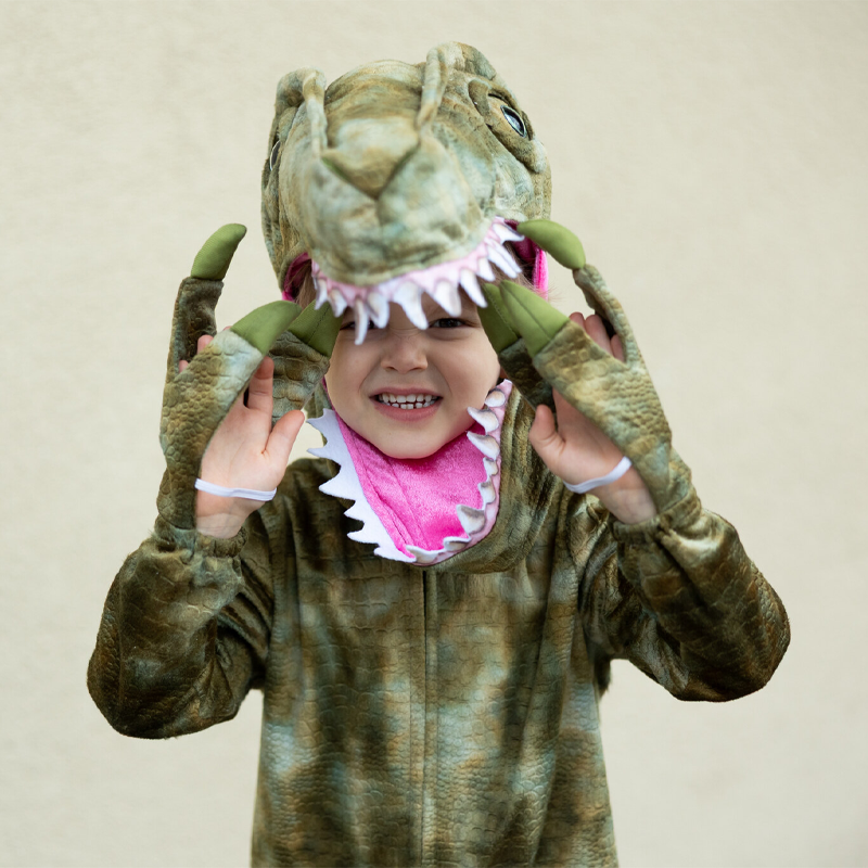 Disfraz Deluxe Dinosaurio Raptor Rex 7-8 años