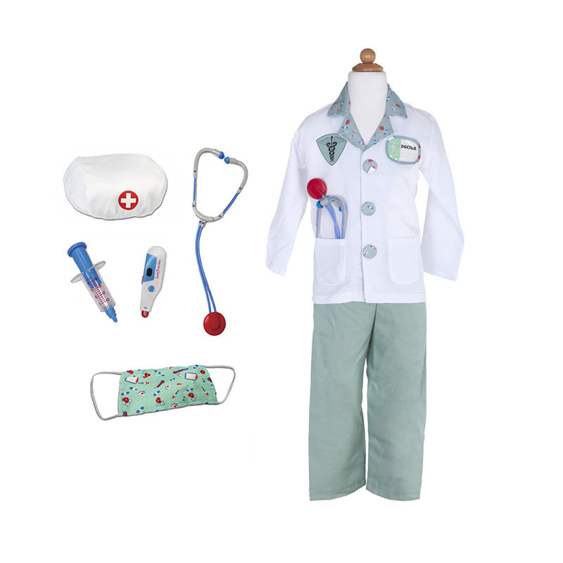 Disfraz Doctor Doctora con Accesorios 3-4 años