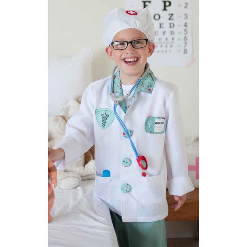 Disfraz Doctor Doctora con Accesorios 3-4 años