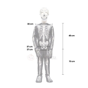 Disfraz Esqueleto Fluorescente 7-8 años
